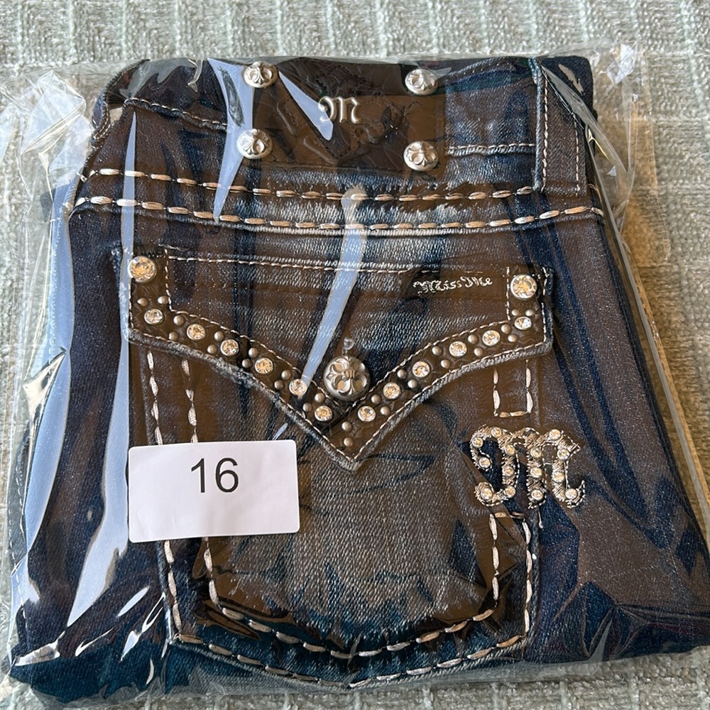 Miss Me Blue Flare & Wide Leg Jeans - Picture 13 of 13